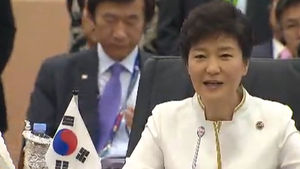 아세안 의장성명서 '박 대통령 대북정책 지지'