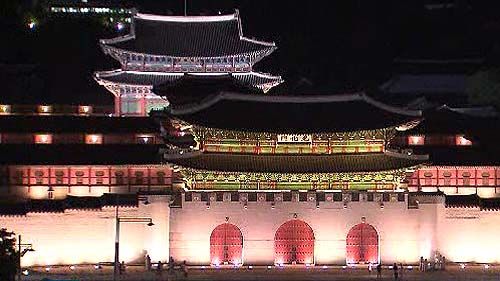 야간 경복궁