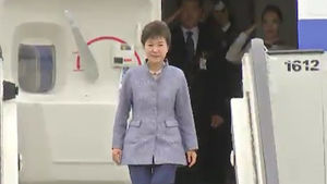 박 대통령 벨기에 도착&hellip;잠시 뒤 정상회담