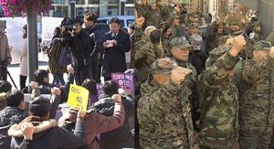 [영상] "엄벌" vs "석방"&hellip;이석기 첫 공판, 엇갈린 외침