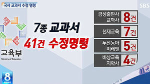 [그래픽] 한국사 수정 명령&hellip;교육부-저자 갈등 폭발