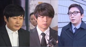 [생생영상] 법정 선 이수근&middot;탁재훈&middot;토니안, 선처 호소