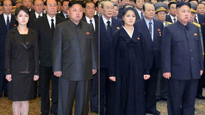 [핫포토] 김정은-리설주, 1년 전 모습과 비교해보니&hellip;