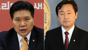 [취재파일] 기자회견장 앞에서 두 사람은 무슨 말을 했을까?