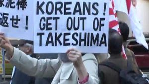 한국영사관 앞까지 몰려가&hellip;日 도심서 반한시위