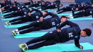 [핫포토] 평가전 앞둔 축구 대표팀은 트레이닝 중