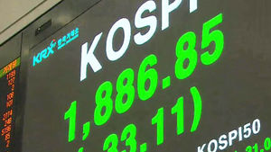 코스피, 미국 경기둔화 공포에 1,880대 추락