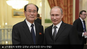 北 김영남, 소치 방문 마치고 귀국