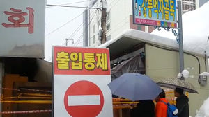 [현장트윗] 강릉 폭설에 먹자골목 통제&hellip;상인 생계 위협