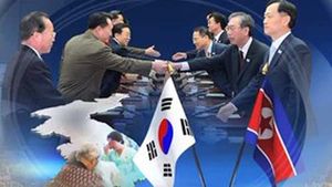 이산상봉 선발대, 금강산서 북측과 행사 협의