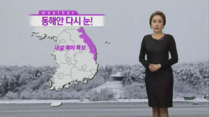 [날씨] 동해안에 오후부터 대설특보&hellip;최고 30cm