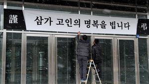 [현장포토] 부산외대 합동분향소&hellip;'삼가 고인의 명복을 빕니다'
