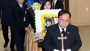 [현장포토] 부산외대 희생자 첫 장례식