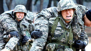 [핫포토] 해병대, 전투 체력훈련에 '안간힘'