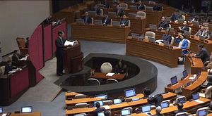 [생생영상] 안철수 공동 대표 본회의 연설 중 "너나 잘해" 야유