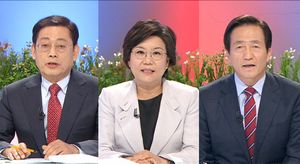 [생생영상] 첫 토론회 나선 정몽준&middot;김황식&middot;이혜훈, '입'의 전쟁 면면은?
