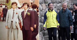 [핫포토] 문재인-박원순 '오래된 인연'