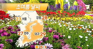 [날씨] 초여름 같은 한낮&hellip;오후 중&middot;북부에 약한 비