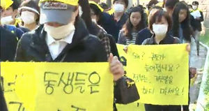 세월호 참사, 거리를 가득 메운 '노란 물결'
