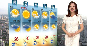 [날씨] 선거일 오늘 충청 중심 비&hellip;영남&middot;제주도 '오락가락'
