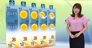 [날씨] 우박에 용오름까지&hellip;금요일까지 강한 소나기