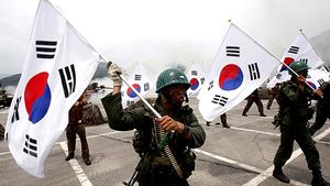 [현장 포토] '다시 보는 그날'&hellip;6&middot;25전생 당시 육탄공격 재연