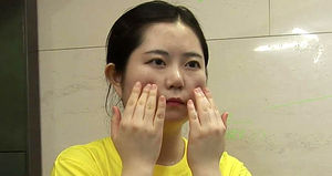 얼굴 혈색을 좋게 하는 지압법 배우기!