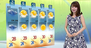 [날씨] 구름 많고 후텁지근&hellip;내일 전국에 장맛비
