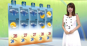 [날씨] 전남&middot;염남 폭염특보&hellip;중부, 최고 150mm 장맛비