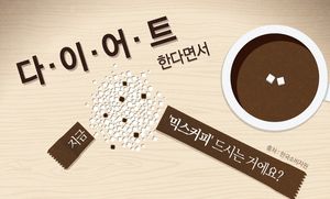 [인포그래픽] 내가 먹는 믹스커피&hellip;설탕 함량은?