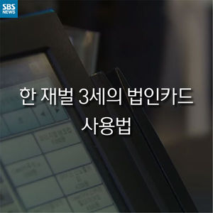 [카드 뉴스] 한 재벌 3세의 법인카드 사용법