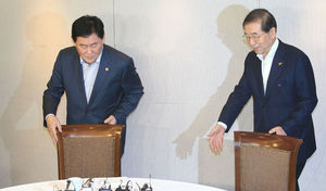 [핫포토] 최경환 경제부총리-박원순 서울시장 회동