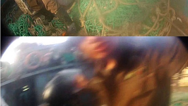 [핫포토] 중국 선장, 해경 총에 맞기 직전 영상