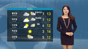 [날씨] 오후까지 산발적인 비&hellip;일요일 날씨는?