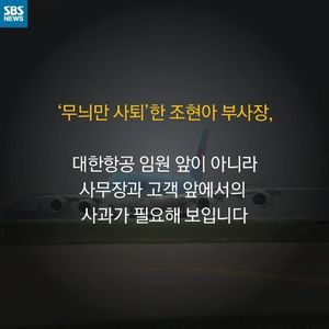 [카드 뉴스] 대한항공 조현아 부사장&hellip; '무늬만 사퇴'?