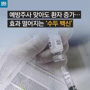 [카드뉴스] 예방주사 맞아도 환자 증가&hellip;효과 떨어지는 '수두 백신'