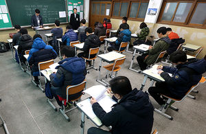 [슬라이드 포토] 국민안전처 배속 후 첫 승진시험 치르는 해경
