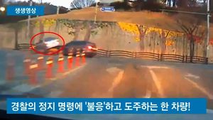 [생생영상] 만취상태로 출근길 운전&hellip;도로 질주 현장 '아찔'