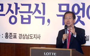 홍준표 "'무상급식중단으로 아이들 상처' 저급한 논리"
