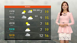 [날씨] 전국 흐리고 비 오락가락&hellip;종일 '쌀쌀'