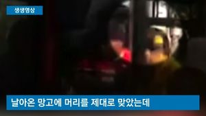 [생생영상] 대통령 머리에 망고 던진 女, 처벌 대신 '아파트 선물'