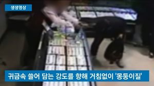 [생생영상] 망치 휘두르는 강도에 '몽둥이질'&hellip;금은방 강도의 '최후'