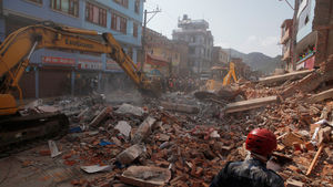 [슬라이드 포토] 네팔, 또 7.3 강진 발생