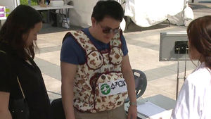 남편들의 임신체험, "엄마의 마음을&hellip;"