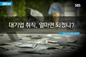 대기업 취직, 얼마면 되겠니?