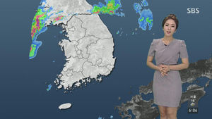 [날씨] 현재 중부&middot;서해안에 강한 비&hellip;일부 지역 '우박'