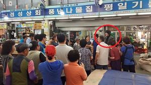 김장훈, 메르스 타격 재래시장 순회&hellip;"민생 아닌 민쟁"