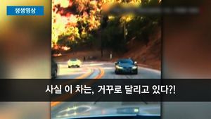 [생생영상] 차선 변경도 거뜬히&hellip;위험천만 후진 주행