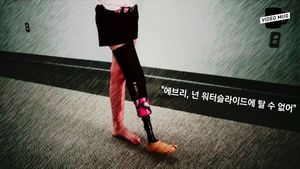[비디오머그] "흠집 날까봐"&hellip;워터 슬라이드 거부당한 소녀