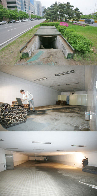 메인이미지  6 : 지난 2005년 촬영된 벙커 내&middot;외부. (서울=연합뉴스)